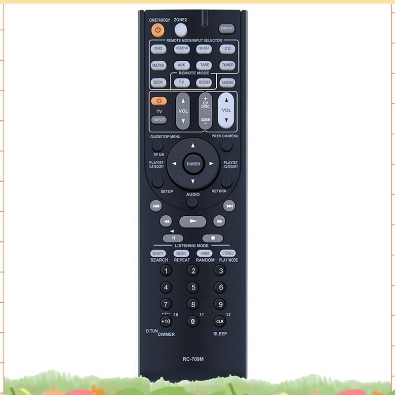 1 ชิ้น RC-709M รีโมทคอนโทรลเปลี่ยนสีดําสําหรับ AV ตัวรับสัญญาณ RC-737M RC-765M TX-SR507 TX-SR606 TX-