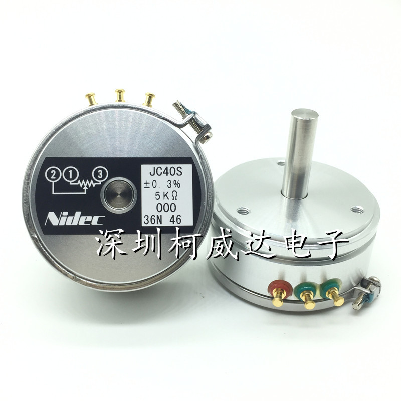 ยี่ห้อใหม่ญี่ปุ่น NIDEC COPAL Precision Conductive พลาสติก Potentiometer JC40S 5K ±0.3%