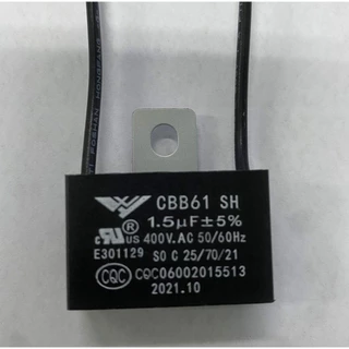 KOVEX คาปาซิเตอร์ พัดลม​ มีสายไฟ ตัวเก็บประจุ Capacitor คอนเดนเซอร์พัดลม RM CBB61 1.2uF/1.5uF/1.8/2.0/2.5uF อะไหล่พัดลม
