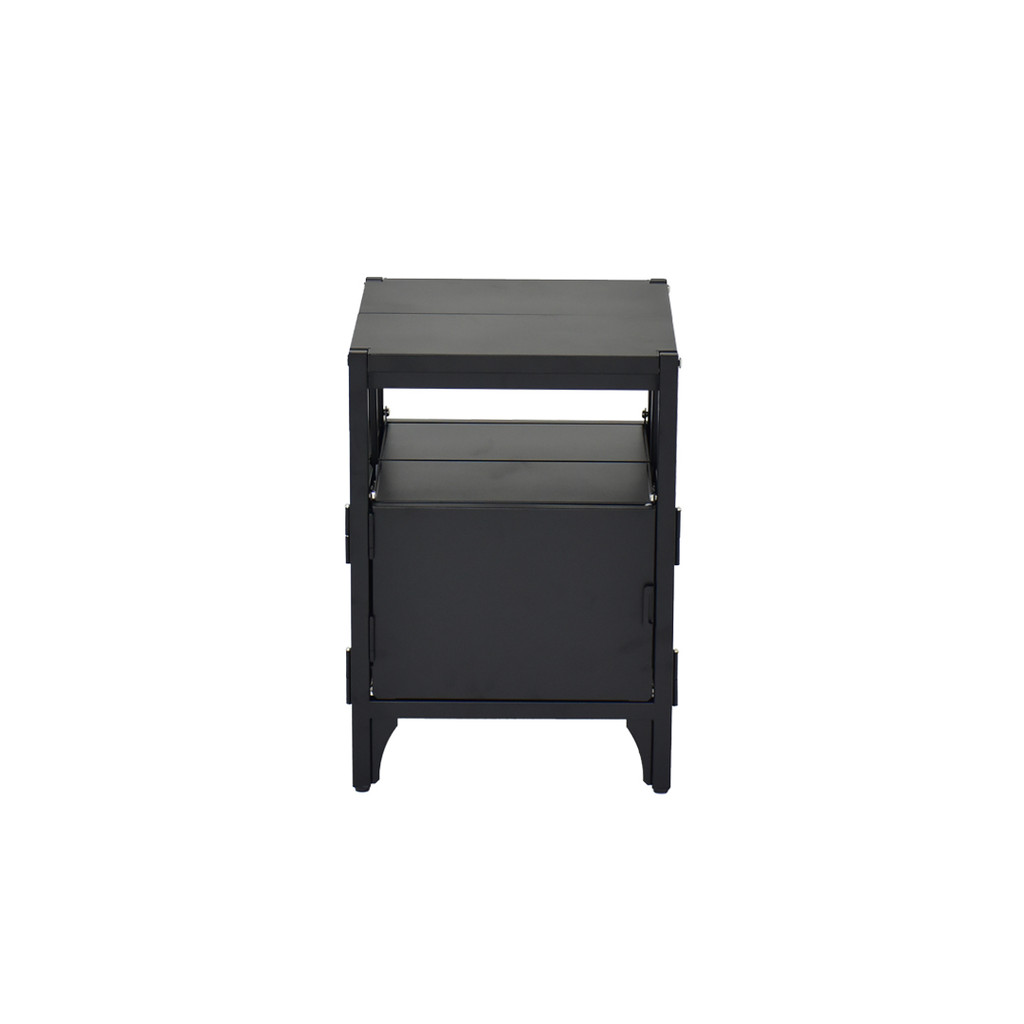 Looms ตู้ข้างเตียง รุ่น GLINDER สีดำ (35x35x50 ซม.)  แบรนด์ LOOMS