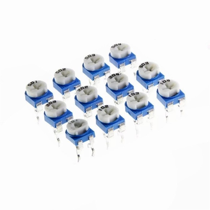 (EP) TRIMPOT TRIMMER VERTICAL VARIABLE RESISTOR VR BLUE