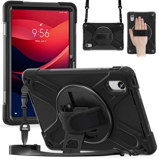 เคสกันกระแทกสําหรับLenovo Idea Tab K11 Gen 2 TB336ZU TB336FU Xiaoxin Pad 11 2025 TB335FC TB335ZC case 2024 TB331FCหมุนฝาครอบM11 TB330XC cover ผู้ถือมือสายคล้องไหล่