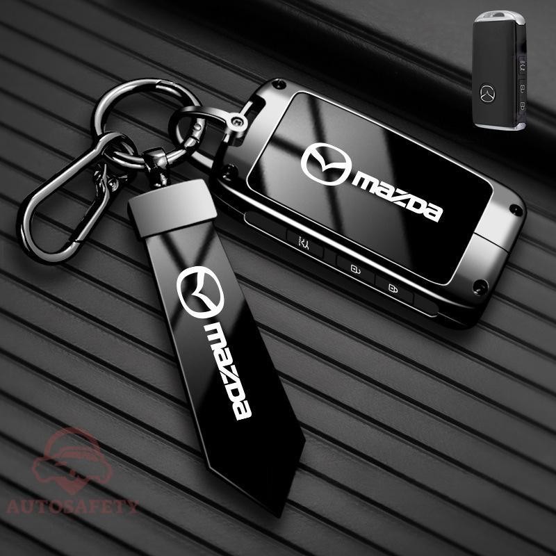 ป้องกันกุญแจรถพวงกุญแจสําหรับ Mazda 3 Alexa Cx-30 Cx30 Cx5 Cx 5 Cx-5 Cx8 Cx9 Cx4 2019 2020, สังกะสีผ
