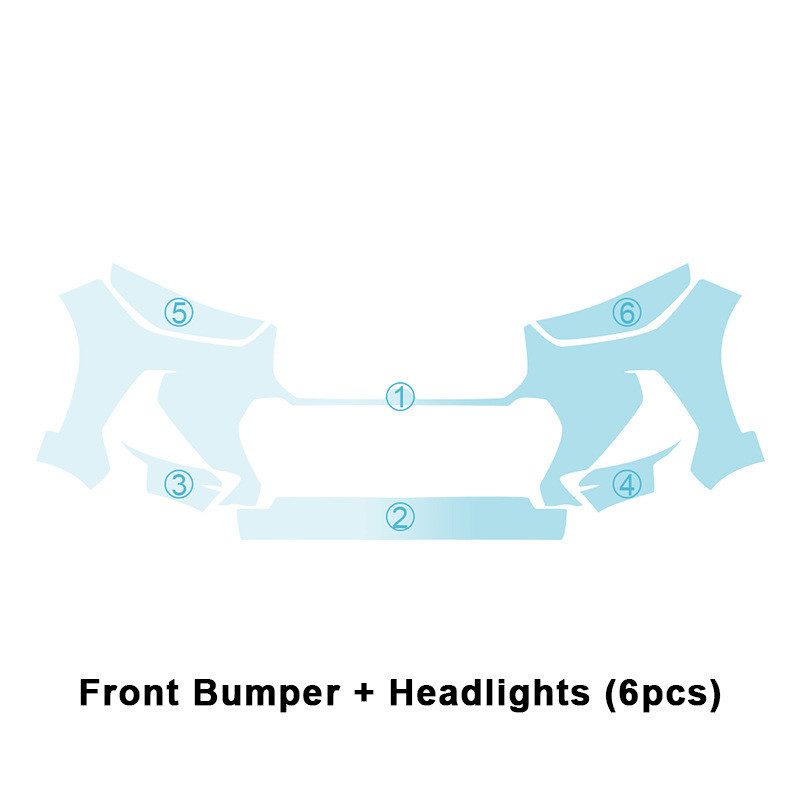 อุปทานพิเศษเหมาะสําหรับ BMW/X1 U11 M Sport TPU พื้นผิวสีที่มองไม่เห็น Anti-Scratch Brightening ฟิล์ม