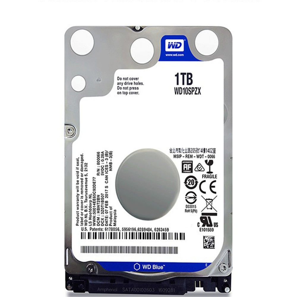 WD/Western Data WD10SPZX 1TB 128M ฮาร์ดไดรฟ์แล็ปท็อป 8 ซม. 500G ไดรฟ์โซลิดสเตตที่ไม่ใช่ของแข็ง