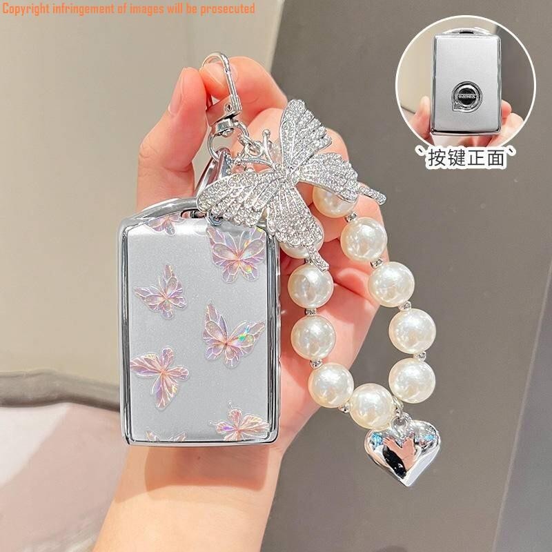 ฝาครอบกุญแจ Volvo Volvo xc60 s90 s60 xc40 xc90 s60 v40 v60 c40 พวงกุญแจ พวงกุญแจ พวงกุญแจ