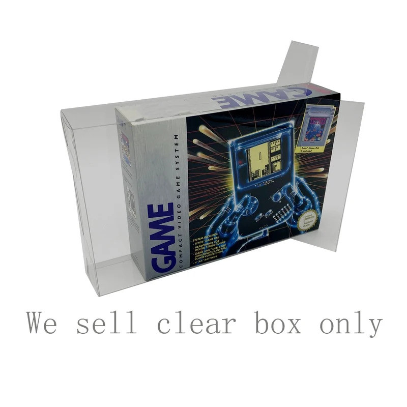 กล่องเก็บรัสเซียสําหรับ Gameboy สําหรับ GB/ กล่องแสดงรัสเซียTetris กล่องเก็บของแบบใส กล่องป้องกันเกม