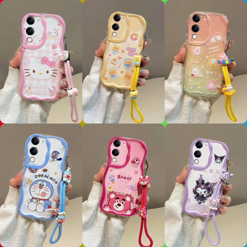 เคส VIVO Y04 เคสโทรศัพท์ซิลิโคนอ่อนนุ่มน่ารักการ์ตูน