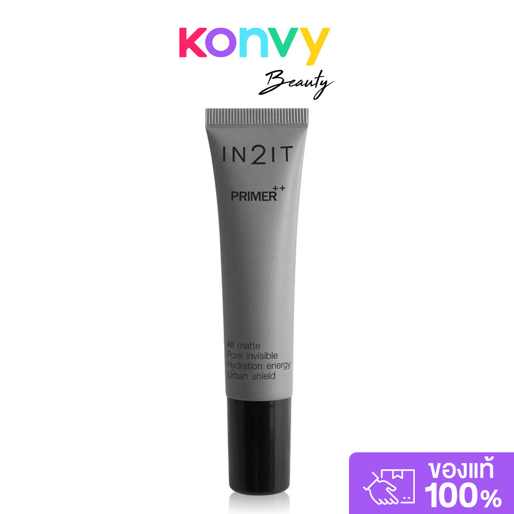In2It Primer++ mini 3g #PMP ไพรเมอร์เนื้อกำมะหยี่บางเบา.
