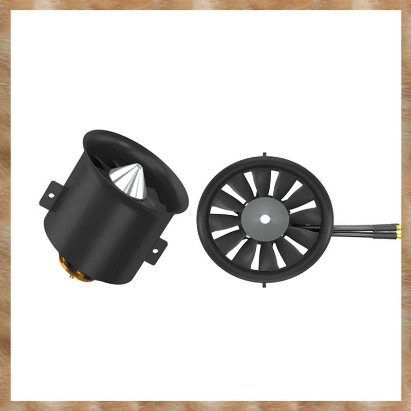 [KYG] -MOTOR 70mm EDF 12 Blade Fan QF3027 -2200kv มอเตอร์ไร้แปรงสําหรับชิ้นส่วนของเล่น RC สําหรับเคร
