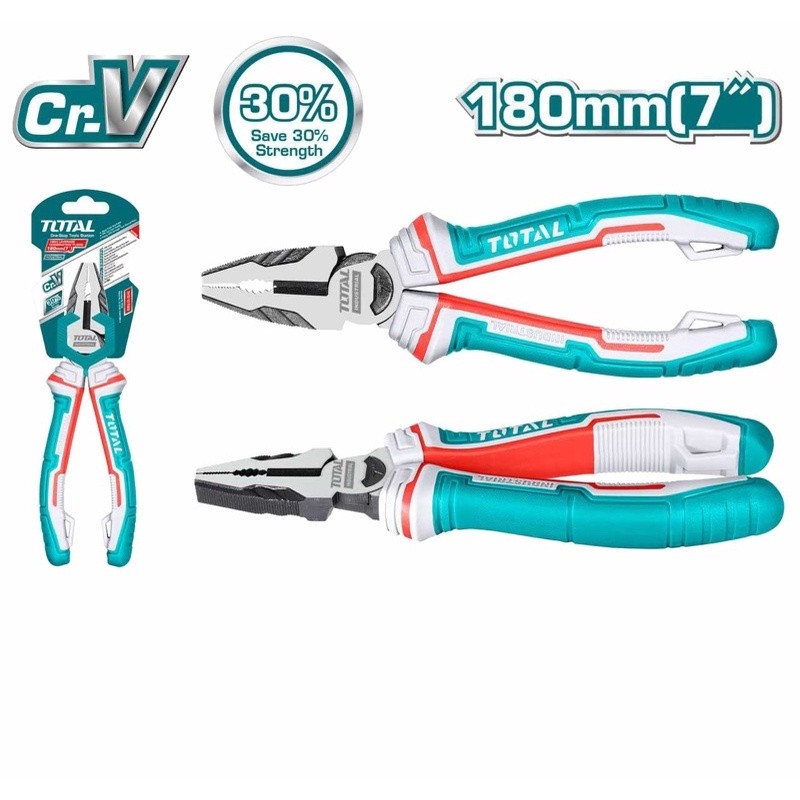 (P63) THT210706S 7in คีมทันตกรรม (ปากแบน) ประหยัดแรง 30% TOTAL PREMIUM Cr-V เหล็ก.K K