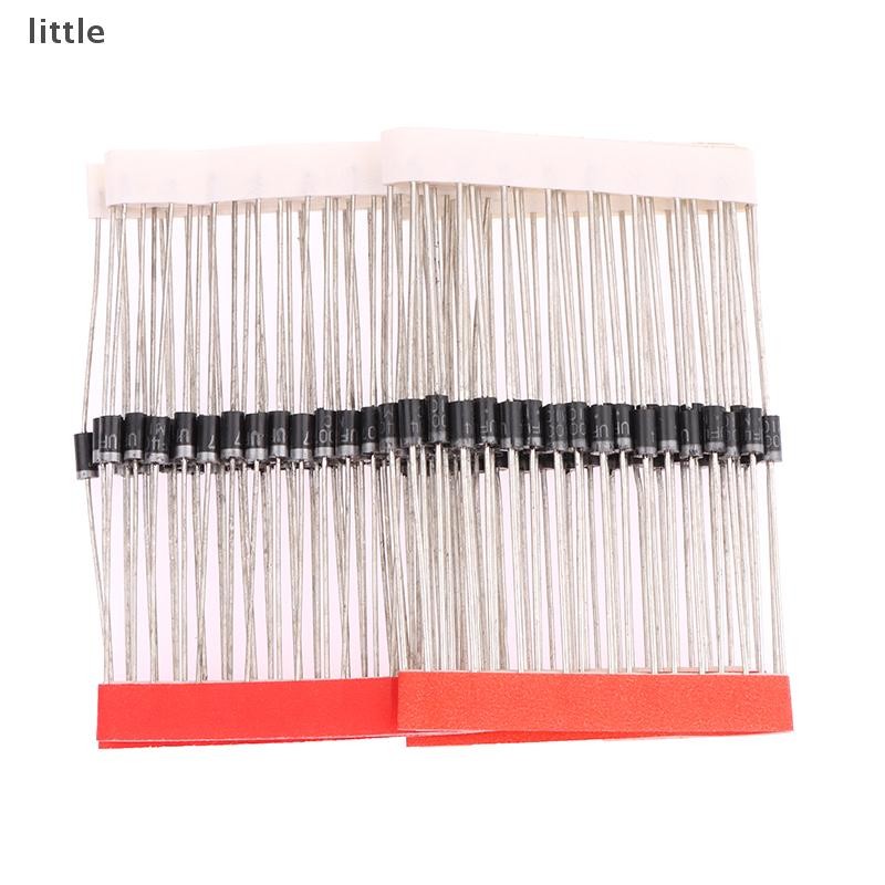 Vnlittle 50 ชิ้น Schottky Rectifier ไดโอด UF4004 UF4007 1A 400V 1000 โวลต์ Ultra Fast Recovery Diode