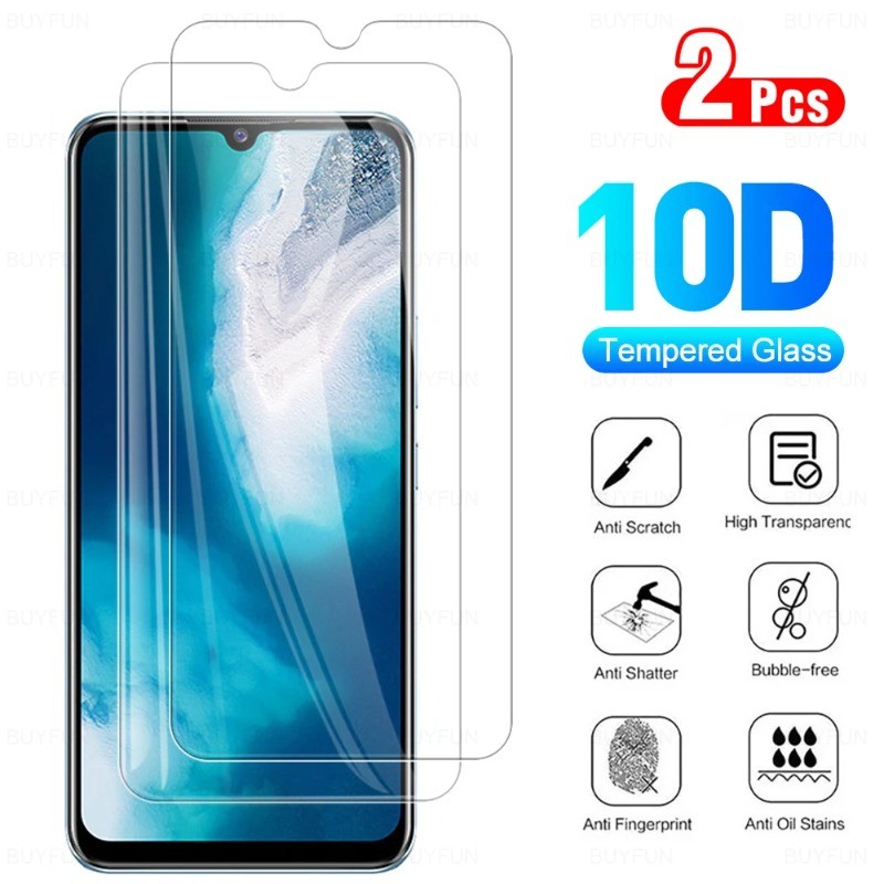2PCS กระจกนิรภัยสีดําขอบฟิล์มสําหรับ Sharp Aquos zero6 wish4 V7 V6 Plus HD ป้องกันหน้าจอสําหรับ Shar