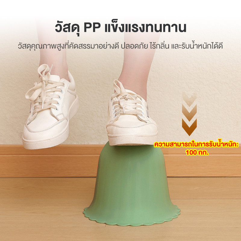 ถังขยะติดผนังลายดอกไม้ | ออกแบบแขวนประตูตู้ครัว ไม่ต้องก้ม ประหยัดพื้นที่ในห้องครัว - รูปที่ 6