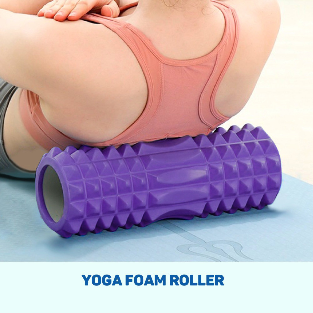 VKTECH Roller Yoga Aid คอลัมน์กลวงโฟมยิมนวดออกกําลังกาย - D334