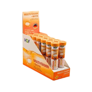 HOF Vitamin / CALCUIM / BIOTIN ผลิตภัณฑ์เสริมอาหารแบบเม็ดฟู่ ( บรรจุ 15 / 20 เม็ด )