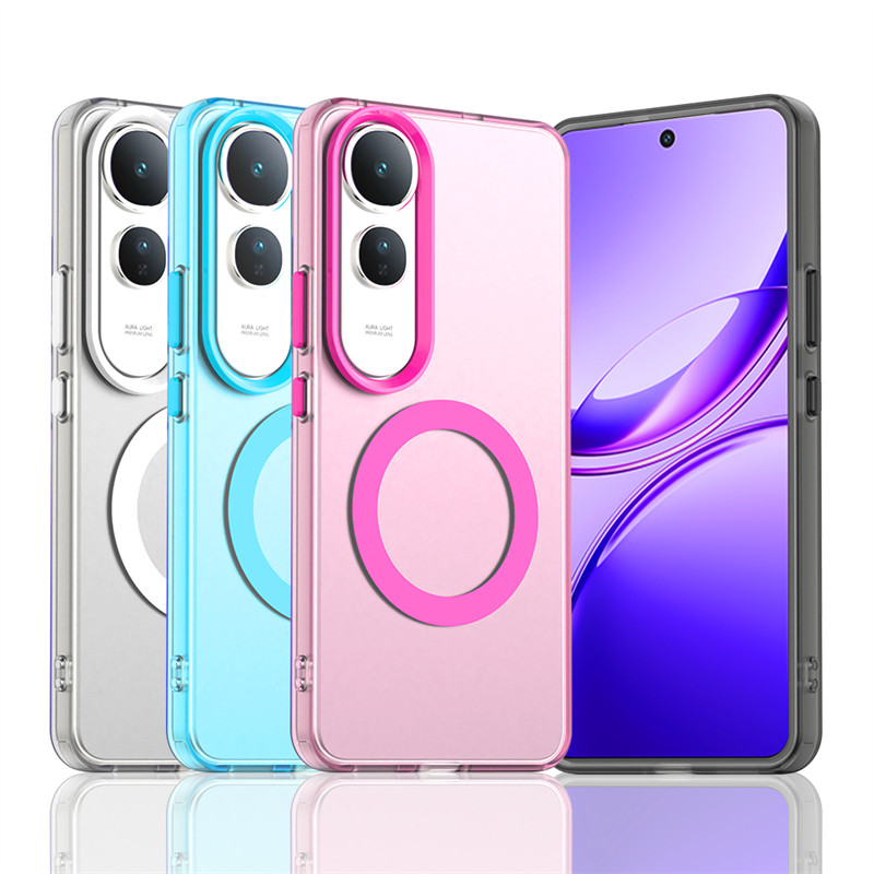 เคสโทรศัพท์โปร่งแสงสําหรับVivo V50 LiteสําหรับVivo V50 Liteการดูดซับแม่เหล็กชาร์จไร้สายสําหรับVivo V