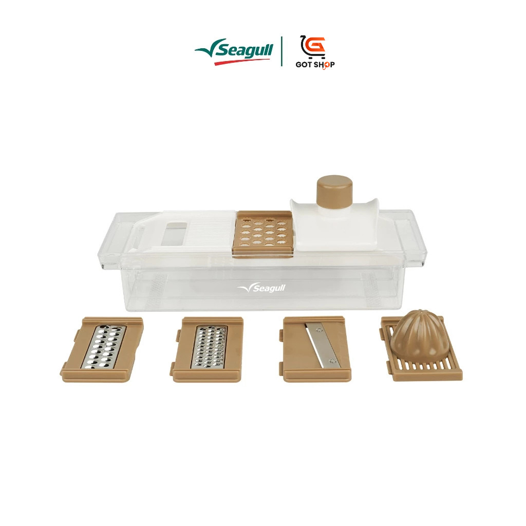 Seagull ชุดอุปกรณ์หั่นผักอเนกประสงค์ 5 in 1 (9 ชิ้น) By GOT SHOP
