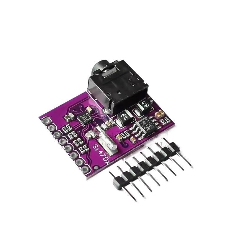 CJMCU-470 Si4703 บอร์ดประเมินจูนเนอร์ FM เก็บเกี่ยว音调เครื่องทําความร้อน开发板
