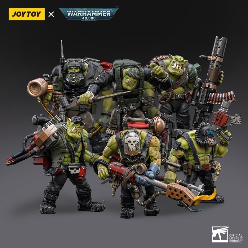【พร้อมส่ง】joytoy warhammer40k Ork Kommandos Action figure models
