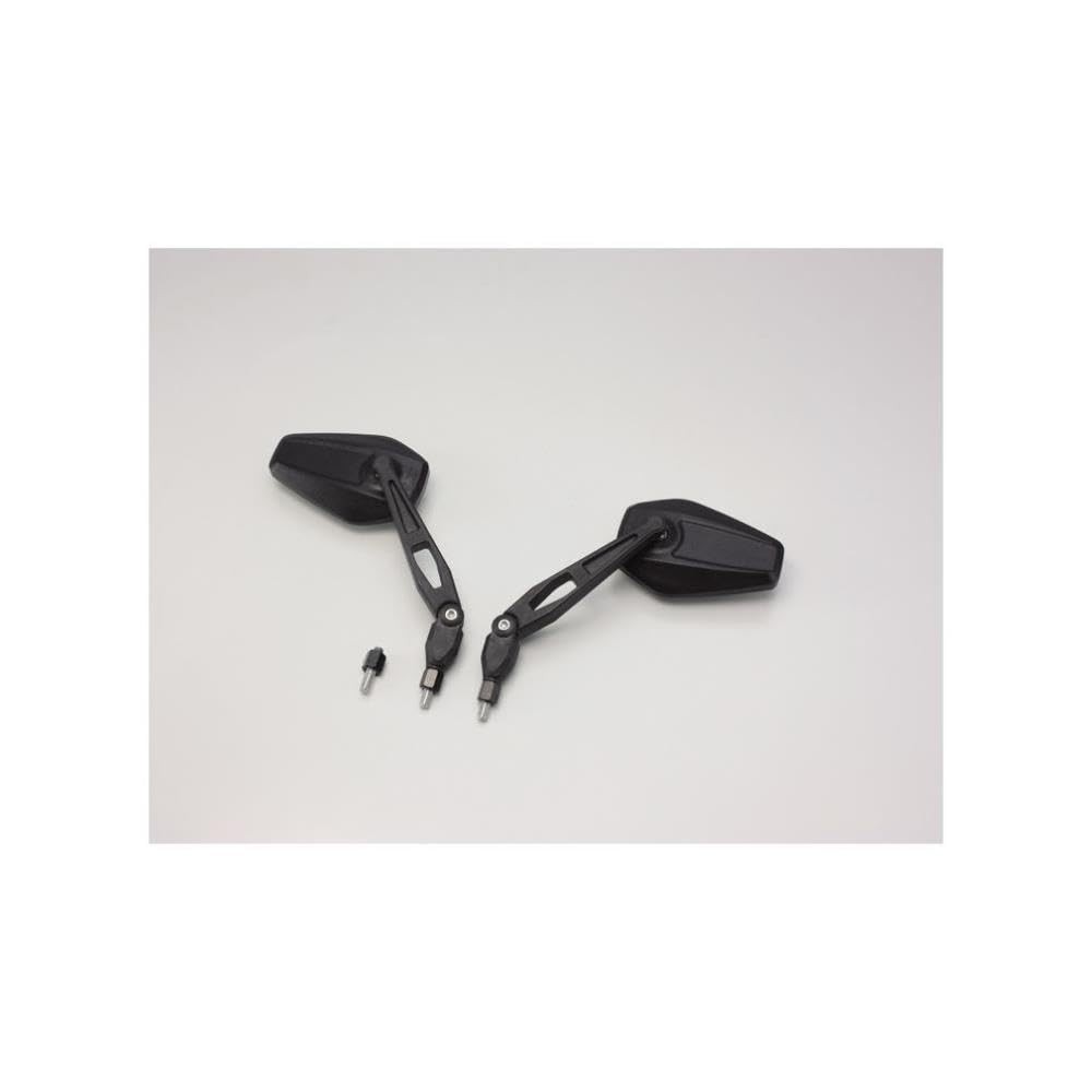 【จัดส่งฟรี】ฮาร์ริเคน อะแจสท์มิเรอร์ TYPE2 สีดำ ข้างซ้ายขวา 1 ชุด สกรูติดตั้ง M8 ปกติ X2/M8 กลับ X1 H