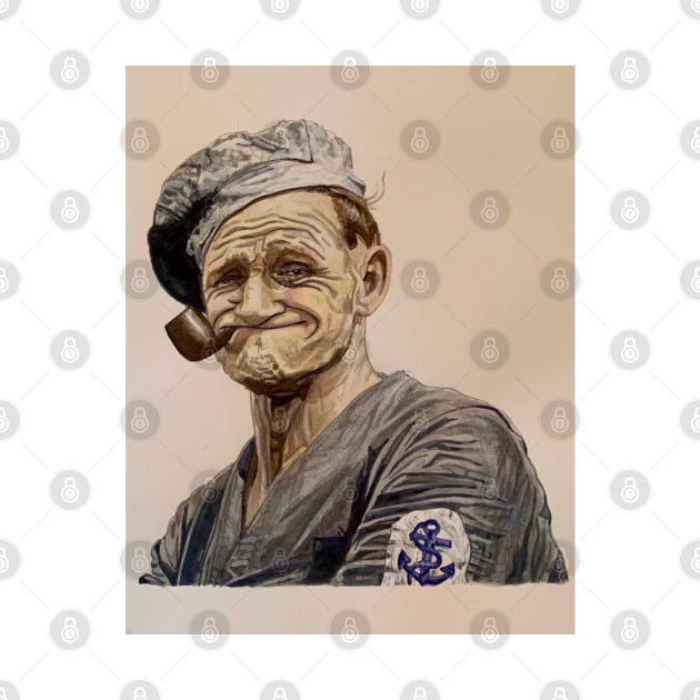 เสื้อยืด Vintage Popeye Cotton 100% thumbnail 9