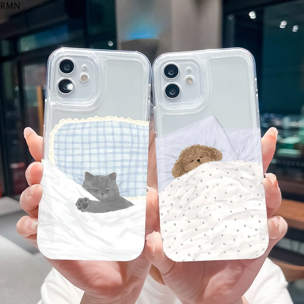 สำหรับ Xiaomi Redmi Note 13 12 11S 11 10 10S 9 8 Pro 4G 5G เคสเรดมี เคส เคสโทรศัพท์โปร่งใส QSK ราคาถูก Shopee Lazada