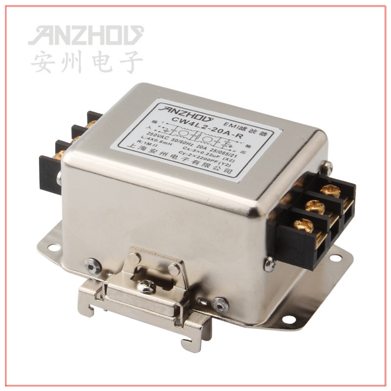 20A คู่มือประเภทรางกรอง CW4L2-20A-R Power Filter Bipolar CW4EL2-20A- (SR)