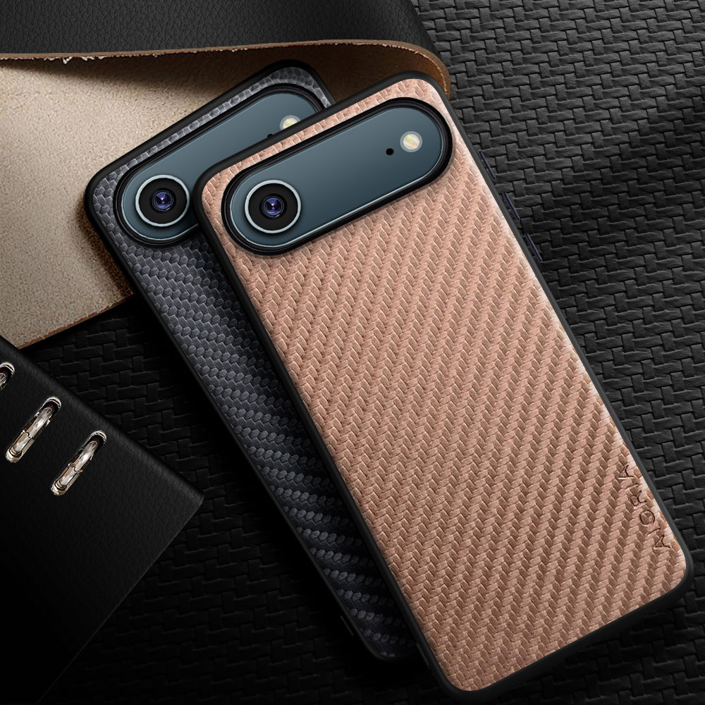 คาร์บอนFibreเนื้อเคสโทรศัพท์สําหรับApple iPhone 17 Air pro Maxแฟชั่นออกแบบนุ่มปกหลังสําหรับIphone 17 Air Case Funda