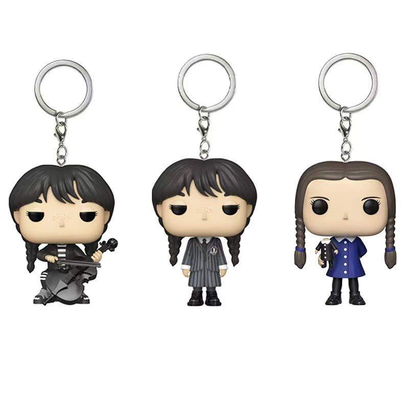 Funko On Wednesday the Adams พวงกุญแจครอบครัว