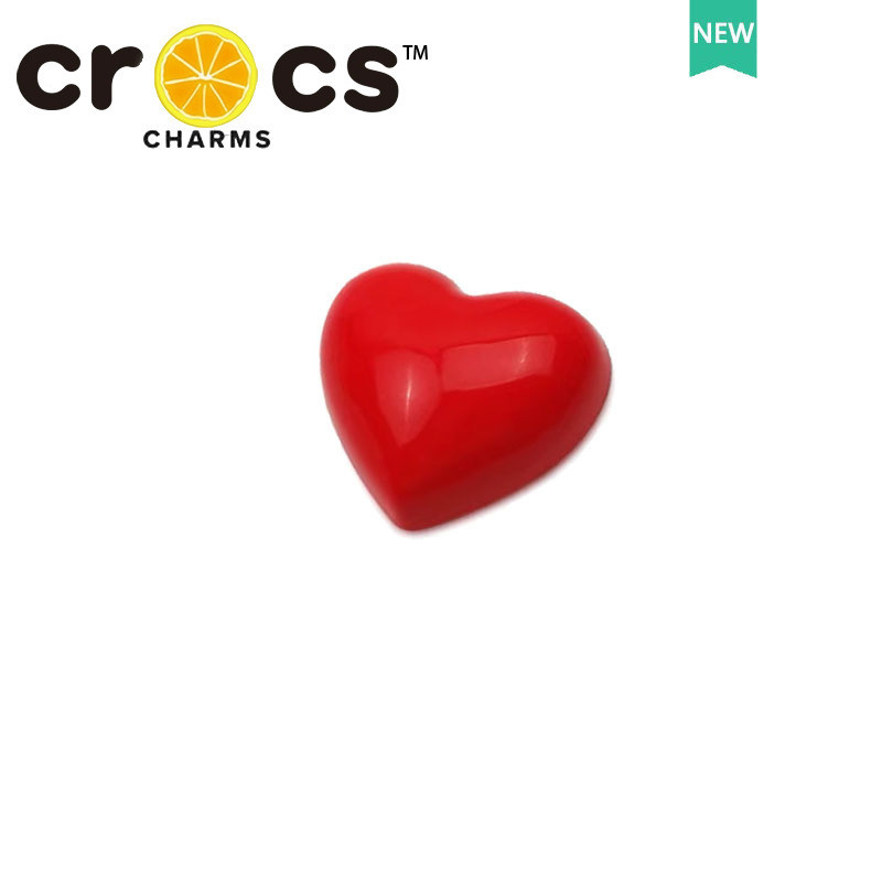 JIBBITZ cross charms ตัวติดรองเท้า เชอร์รี่เห็ดหัวใจ ตัวติดรองเท้า cross