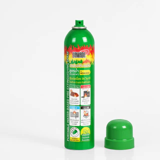 สเปรย์ดับเพลิง สูตรน้ำ ดับไฟรถยนต์ ฉีดไกล4เมตร 570ml. YAMADA สามารถดับไฟได้ 4 ประเภท 0.5A, 21B, C,5K
