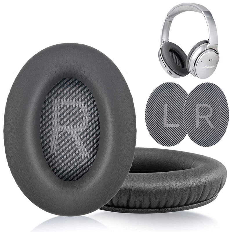 1 คู่แผ่นรองหูฟังสําหรับ Bose QC35 / QC35 II หูฟังแผ่นรองหูฟังเบาะฟองน้ําชุดหูฟัง Earmuffs