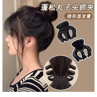 คลิปคว้าผมหางม้าสูง Anti-Collapse หางม้าสูงฟักทองคลิปผมขนาดใหญ่ Fixing Handy เครื่องมือ Headdress ผมคว้าหญิง