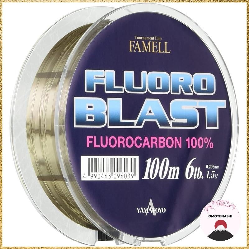 Yamatoyo Fluoroblast 100m Army Grey 1.5 (6lb)
Yamatoyo Fluoroblast 100m Army Grey 0.8 (3lb)
Yamatoyo
