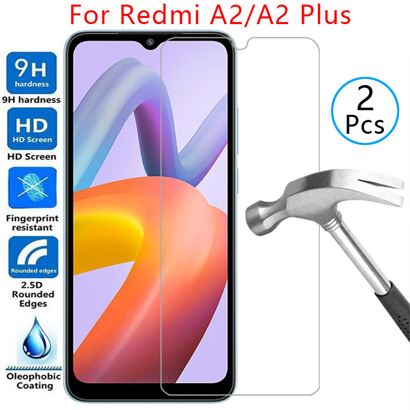 กระจกนิรภัยสําหรับ xiaomi redmi a2 plus cover บน redmia2 2a a2plus กระเป๋า coque xiomi xiomi ksiomi 