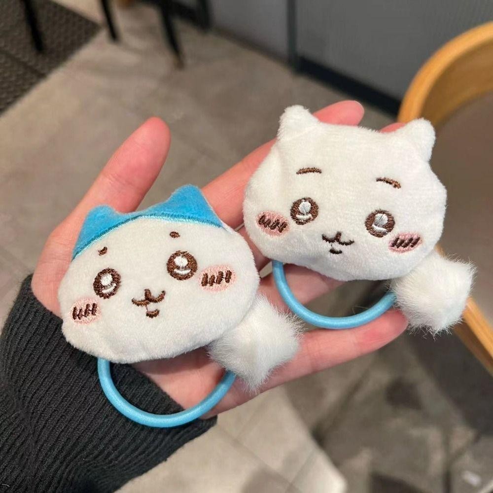 Oceanmap Hachiware ยางรัด, ตุ๊กตาหวานอะนิเมะ Chiikawa ผม Tie, แฟชั่นการ์ตูนยืดหยุ่น Kawaii Usagi เชือกผมหางม้า Band