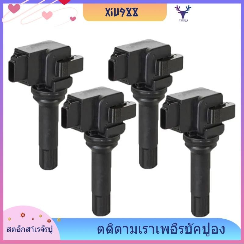 [xiu988.th] 4pcs Auto Car Parts Coils 22433-AA630 สําหรับ Subaru XV Forester 2.0L 2.5L เครื่องยนต์ F