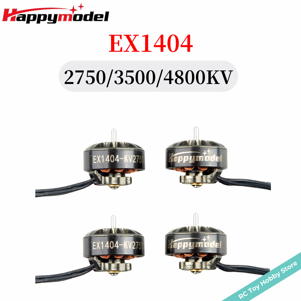 Happymodel มอเตอร์ไร้แปรงถ่าน EX1404 1404 KV2750 KV3500 KV4800 3-4S เพลา 1.5 มม. สําหรับโดรนแข่งขัน FPV Freestyle Micro Long Range LR4