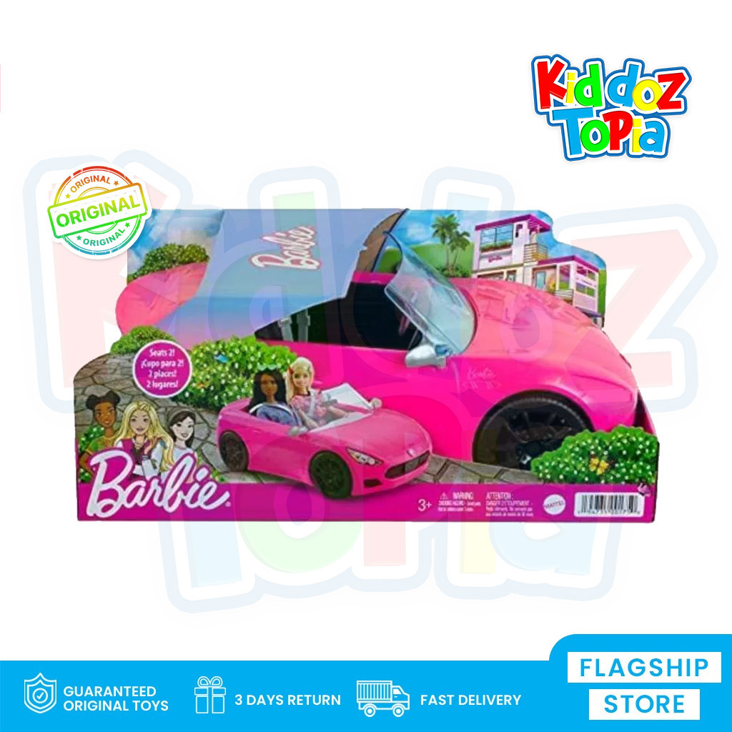 Barbie Glam Convertible Car รถของเล่น HBT92