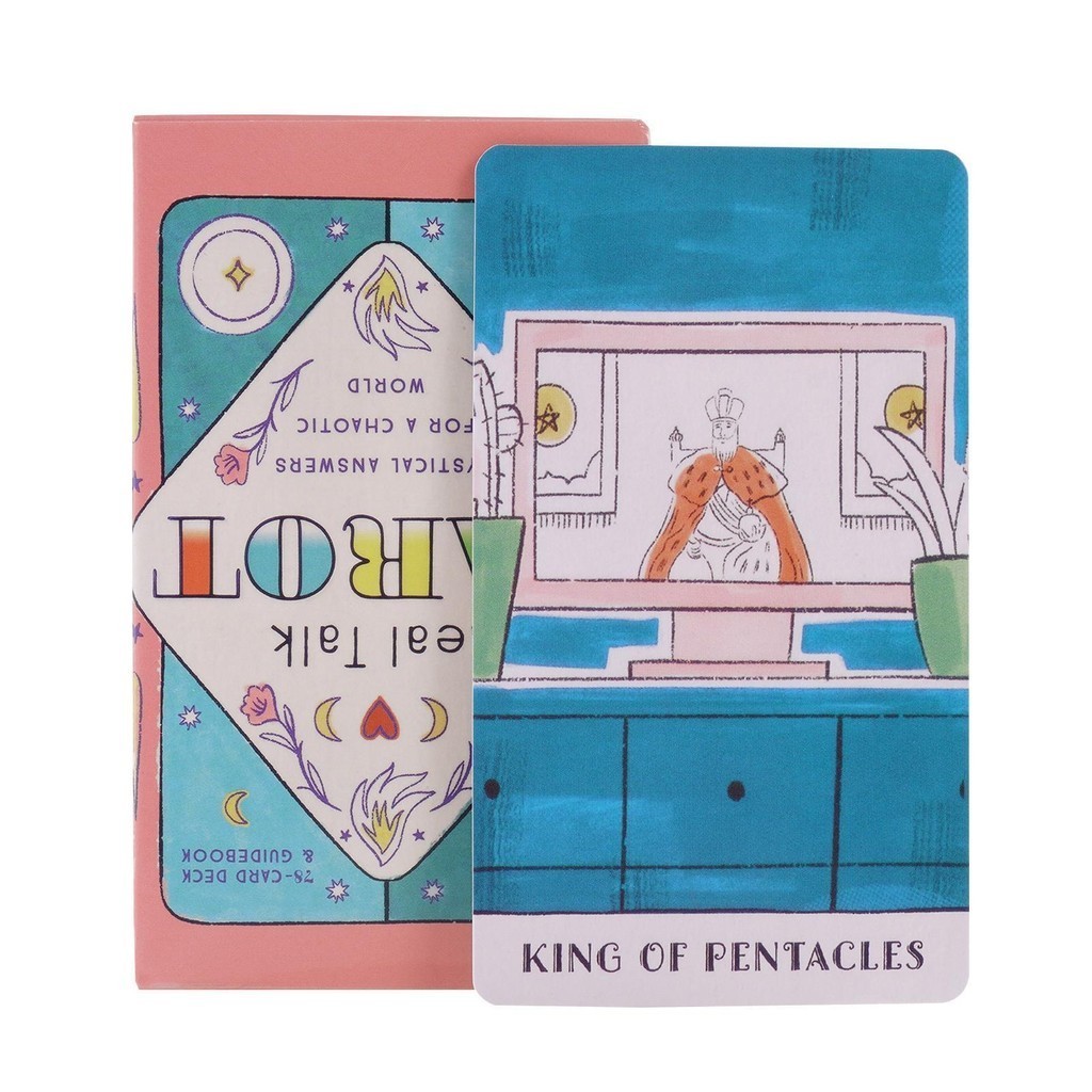Real Talk Tarot ตารางไพ่ทาโรต์ลึกลับปาร์ตี้พร้อมไพ่ทาโรต์อุปกรณ์ปาร์ตี้แบบพกพาสําหรับผู้ที่ชื่นชอบไพ่ทาโรต์เริ่มต้น