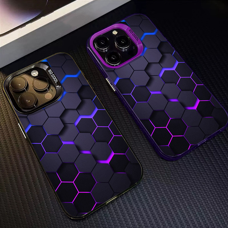 วิทยาศาสตร์และเทคโนโลยีความรู้สึกรูปแบบเคสโทรศัพท์เข้ากันได้สําหรับ IPhone 15 13 11 14 12 Pro MAX X XS MAX 7/8 Plus Se2020 แฟชั่นกันกระแทกกรณีศิลปะ
