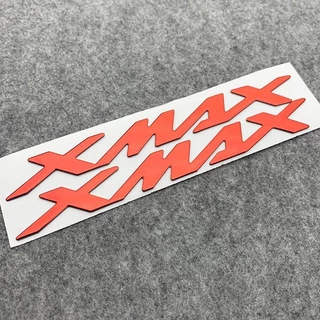 สําหรับyamaha X-MAX XMAX 125 250 300 400 ด้านข้าง 3Dสติกเกอร์สัญลักษณ์Fenderถังน้ํามันเชื้อเพลิงโลโก้Badge Decalอุปกรณ์เสริมรถจักรยานยนต์