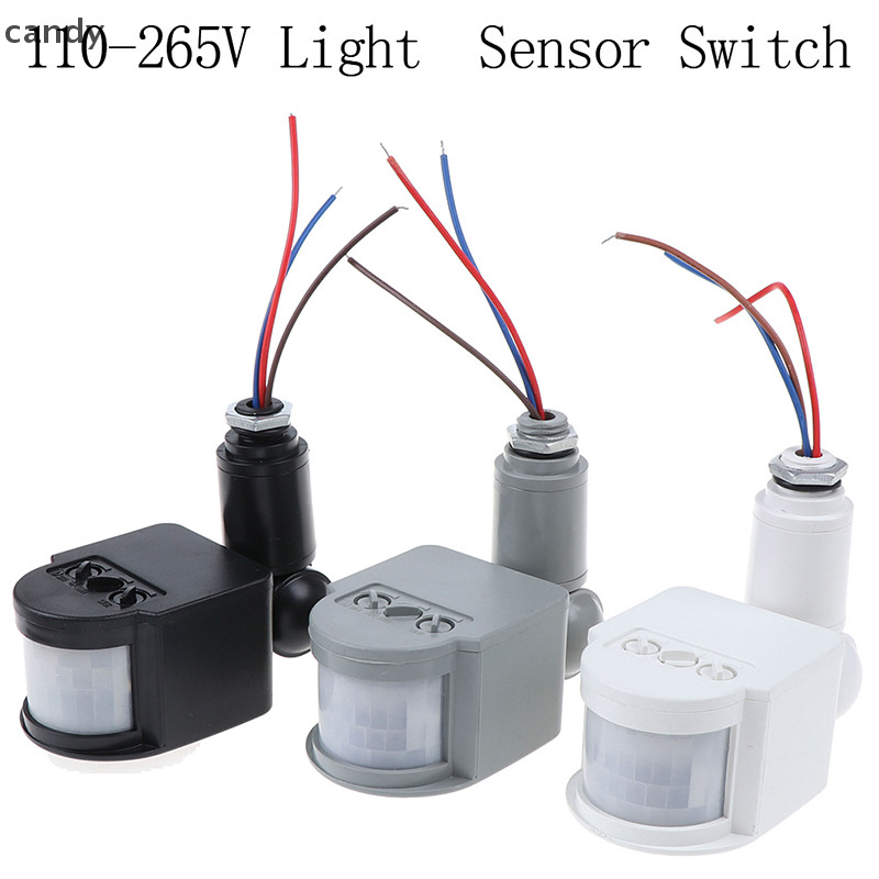 Kamembetbg 180° LED อินฟราเรด PIR Motion Sensor เครื่องตรวจจับโคมไฟติดผนัง 110V ~ 265V
ไทย
