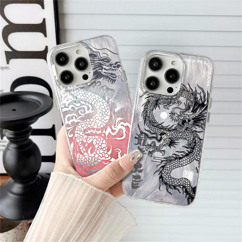 SAMSUNG Mystical Black Dragon IMDสําหรับSamsung A55 5G A35 A54 A05S A05 A15 A14 A13 A52 A04S A03S A0