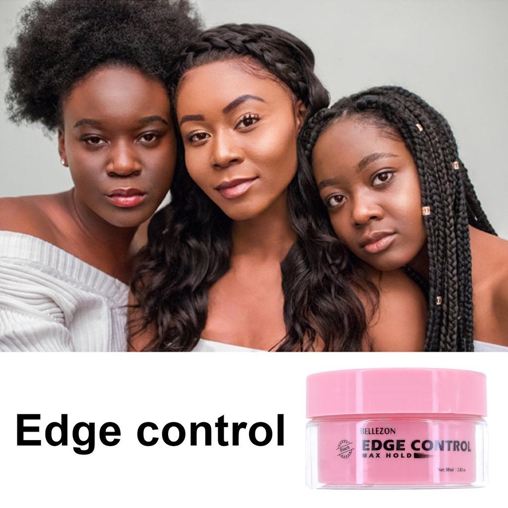 Edge Gel Extreme Hold 3 Oz Instant Edge Hold Gummy Wax Gel Edge Fixer Edge Hold Long-Lasting Frizz Control teith - รูปที่ 2
