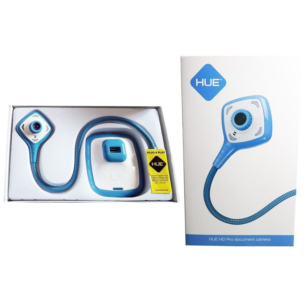 HUE HD Pro Flexible USB Full HD 1080p Video and Document Camera (Blue) PC0001