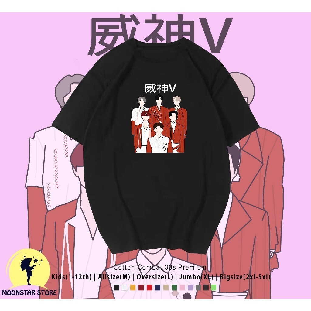 T-ShirtKPOP GROUP T-shirt T-shirt  WAYV NCT DREAM 127 WAY V CUSTOM CARTOON ART | Men's And Women's T