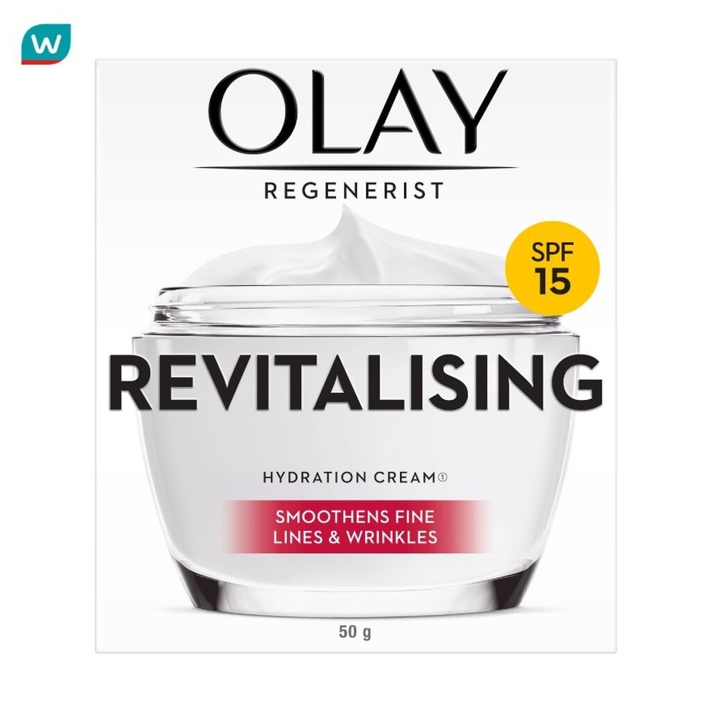 OLAY โอเลย์ รีเจนเนอรีส รีไวทัลไลซี ไฮเดรชั่น ครีม เอสพีเอฟ 15 50 กรัม
