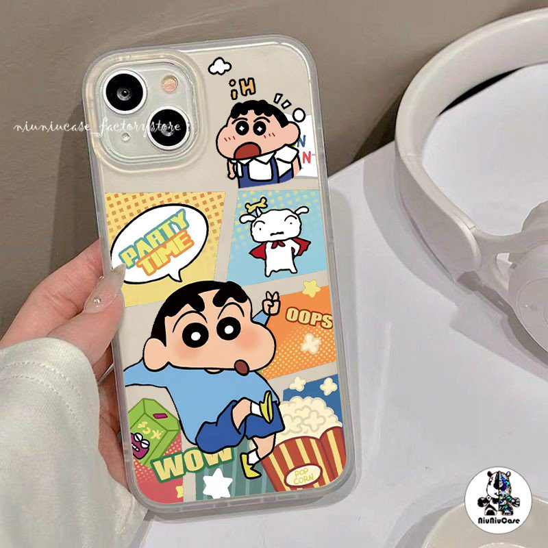 niuniu- เด็กซน Pattern เคสโทรศัพท์ โปร่งแสง For เคสไอโฟน11 iPhone 11 12 13 14 15 Pro Max X 7 Plus XR เคส ซิลิโคนนุ่ม ราคา ถูกที่สุด ดีลบีเคเค แกลเลอรีภาพที่ 2